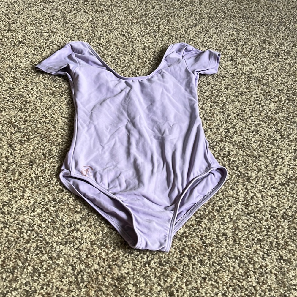 This is a cute purple leotard for kids size 8/10